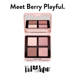 NIB Red Aspen "Berry Playful" Mini Eyeshadow Palette – Pink & Mauve Tones